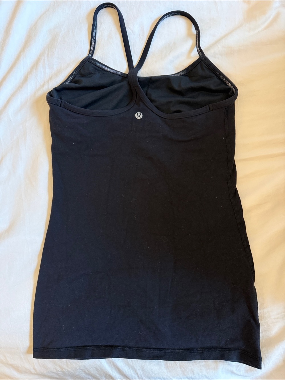 lululemon athletica Flow Y Black Strappy Yoga Camisole
